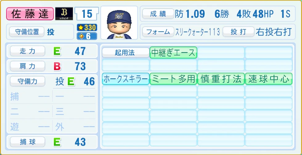 オリックス・バファローズ レジェンドOB 佐藤達 守備・適性