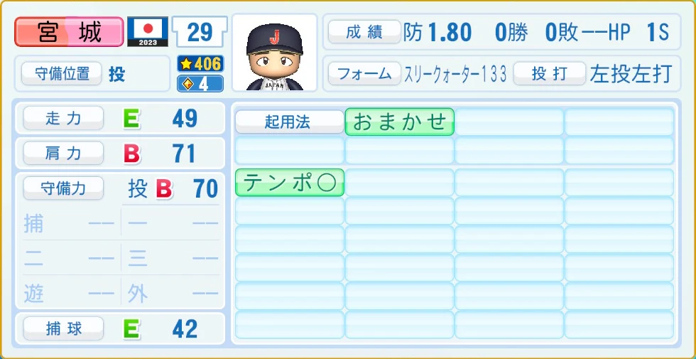 2023 WBC 日本代表 宮城 守備・適性