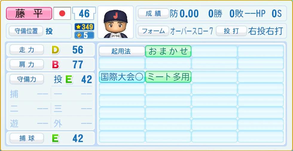 2026 WBC 日本代表 藤平 守備・適性