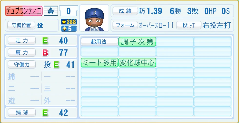横浜DeNAベイスターズ デュプランティエ 守備・適性