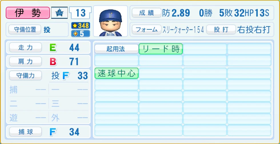 横浜DeNAベイスターズ 伊勢 守備・適性