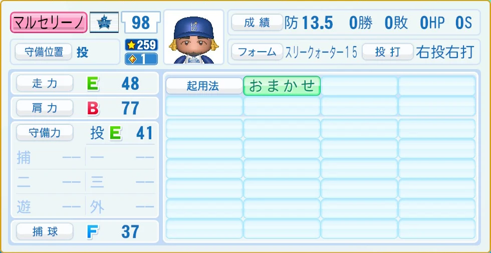 横浜DeNAベイスターズ マルセリーノ 守備・適性