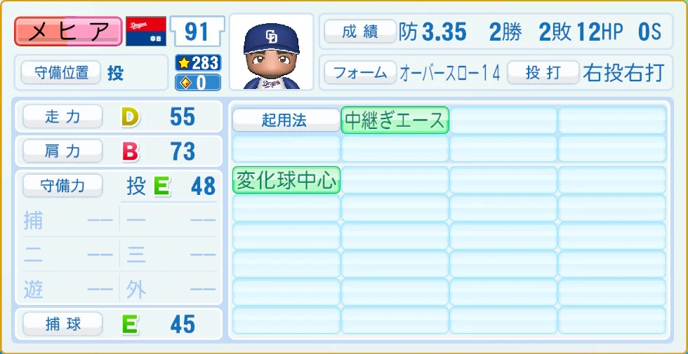 中日ドラゴンズ メヒア 守備・適性